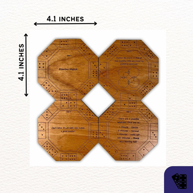 Puzzle Coaster Set – Bar Decor & Brain Teaser in One - Creative Crafthouse