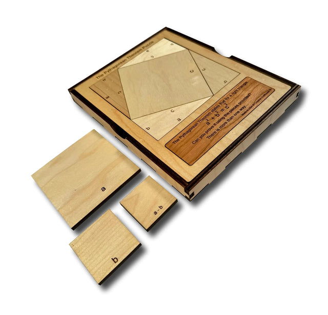 Pythagorean Theorem Puzzle – Wooden Math Learning Tool - Creative Crafthouse