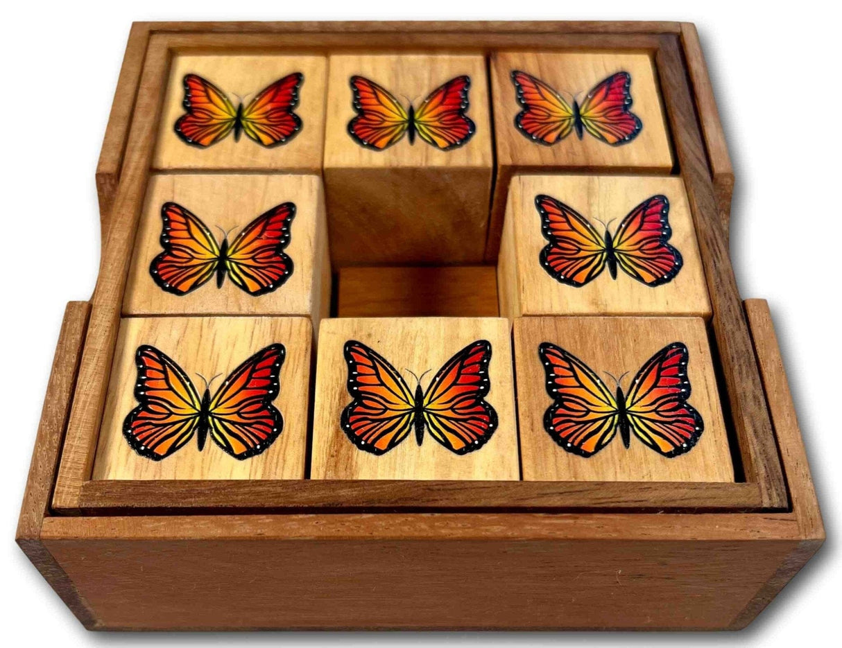 Roll Over Puzzle – Wooden Brain Teaser and Logic Pattern Game - Creative Crafthouse