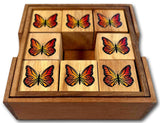Roll Over Puzzle – Wooden Brain Teaser and Logic Pattern Game - Creative Crafthouse