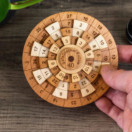 Safecracker 40 | Wooden Math Logic Puzzle - Creative Crafthouse