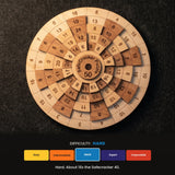 Safecracker 50 Wooden Math Brain Teaser | Difficult Puzzle for Adults - Creative Crafthouse