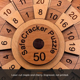 Safecracker 50 Wooden Math Brain Teaser | Handmade in Florida by Dave Janelle - Creative Crafthouse