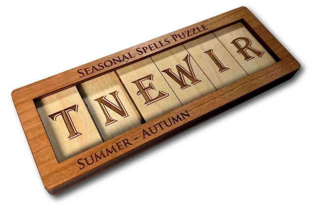Seasonal Spells - Wooden Sliding/Logic Brain Teaser Puzzle - Creative Crafthouse