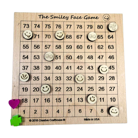 Smiley Face and Odd Even Tag Math Game Set for All Ages - Creative Crafthouse