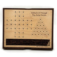 Solitaire and Triangle Peg Jump Puzzles | Coffee Table Games - Creative Crafthouse