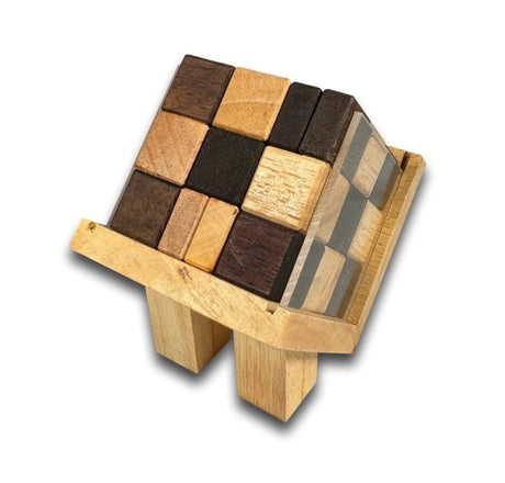 Splitting Headache – 3D Wooden Cube Puzzle by Bill Cutler - Creative Crafthouse
