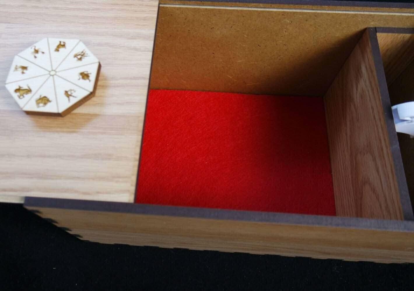 Stargazer Puzzle Box | Extra Large. Multi-Step Lock. No