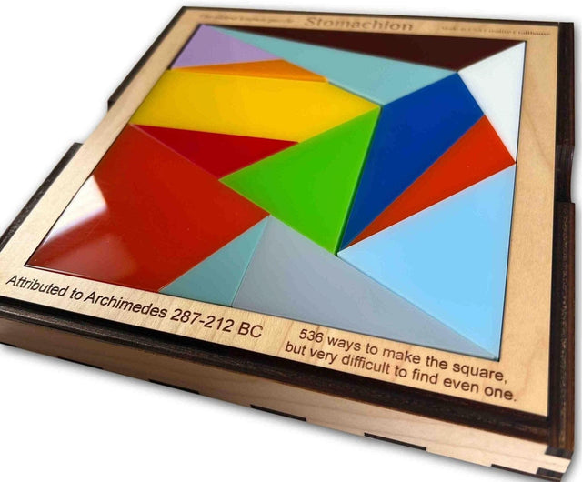 Stomachion or Ostomachion Puzzle - worlds oldest by Archimedes - very difficult with many challenges - Creative Crafthouse