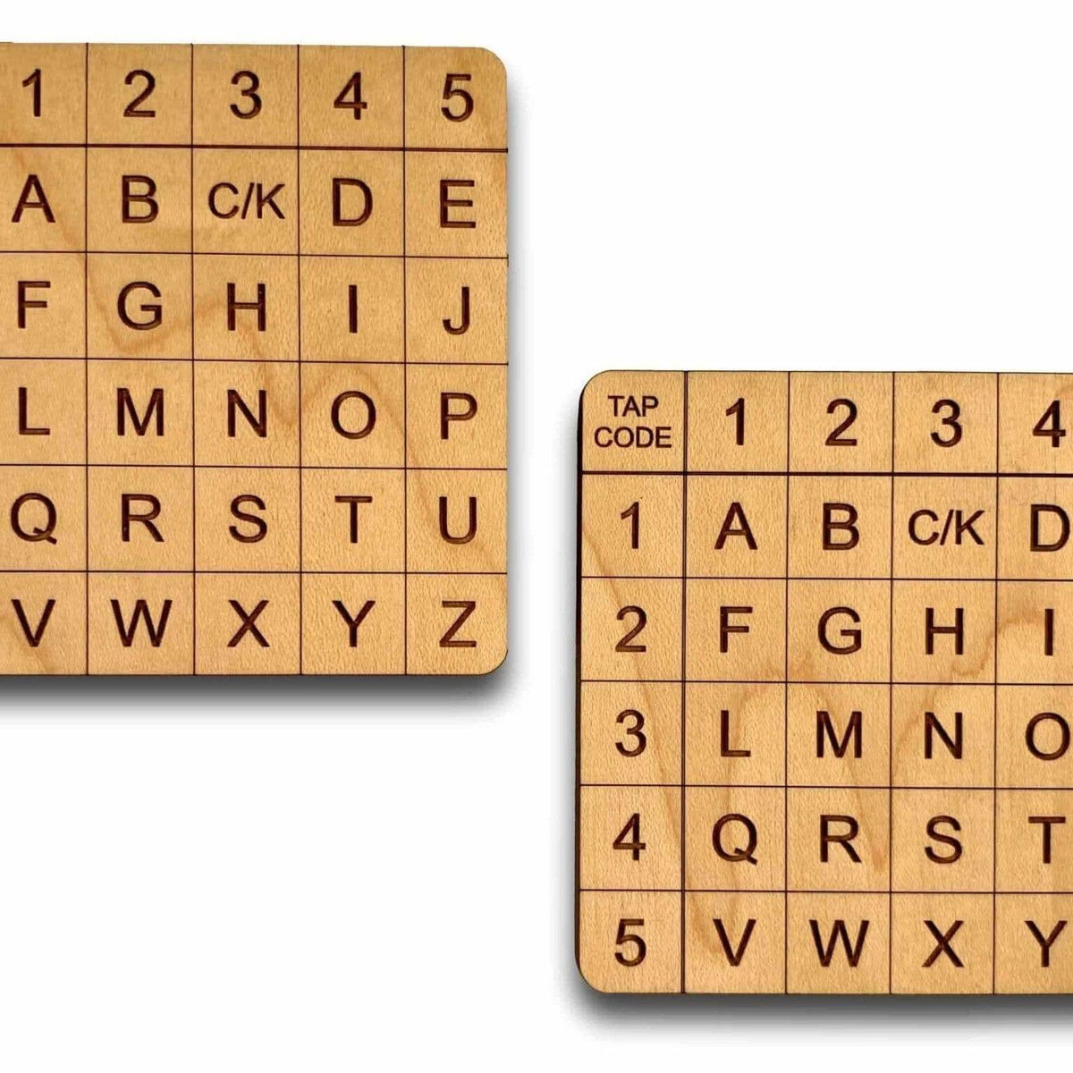 Tap Code Cipher | Pocket Sized Encryption Device - Creative Crafthouse