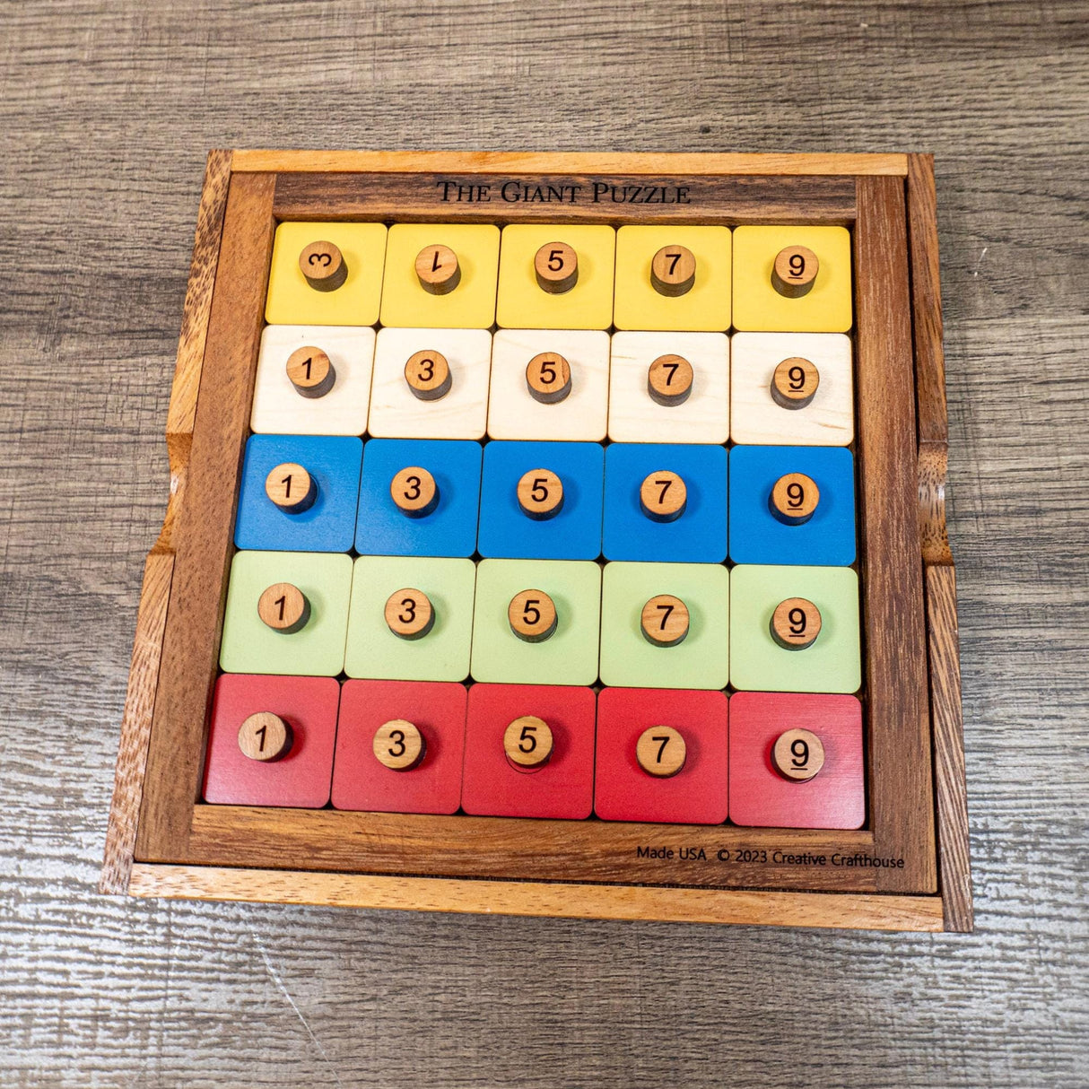 The Impossible Puzzle Series - The Giant Puzzle - A Difficult Wood Brain Teaser for Ages 16 and Up - Christmas Gift for Dad - Creative Crafthouse