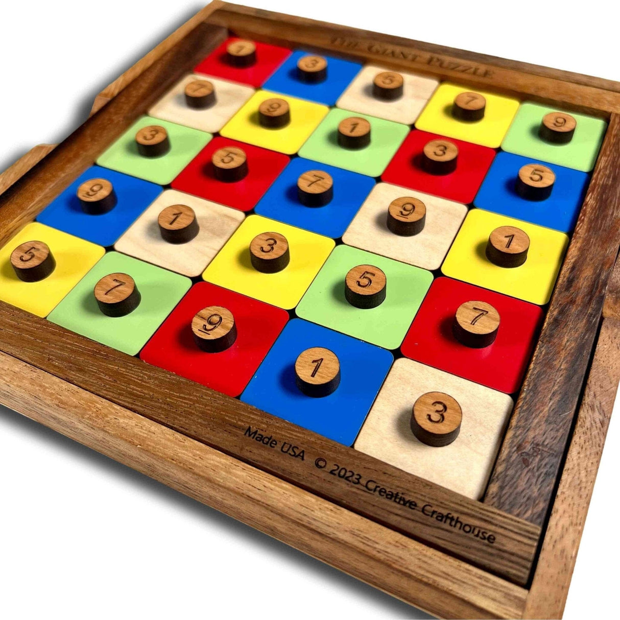 The Impossible Puzzle Series - The Giant Puzzle - A Difficult Wood Brain Teaser for Ages 16 and Up - Christmas Gift for Dad - Creative Crafthouse