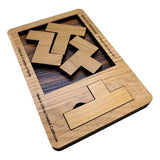The Impossible Puzzle Series - Martin's Menace 4 Piece Brain Teaser for Adults - Extremely Hard Wooden Puzzle - Stockings Stuffer Under 20 - Creative Crafthouse