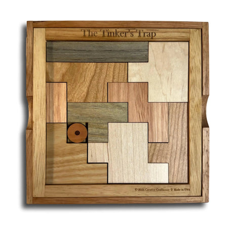 The Tinker’s Trap – Wooden Puzzle with 13 Unique Challenges - Creative Crafthouse