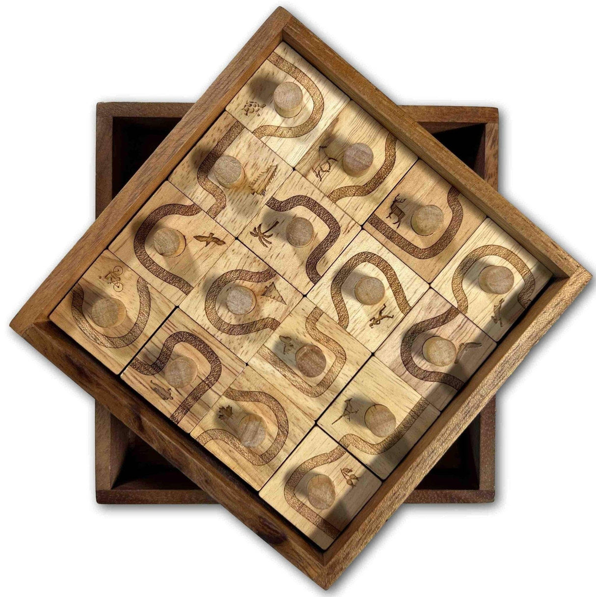 Trail Run Wooden Puzzle - Complete the Trail to Win - Difficulty Level 6.5 out of 10 - Creative Crafthouse