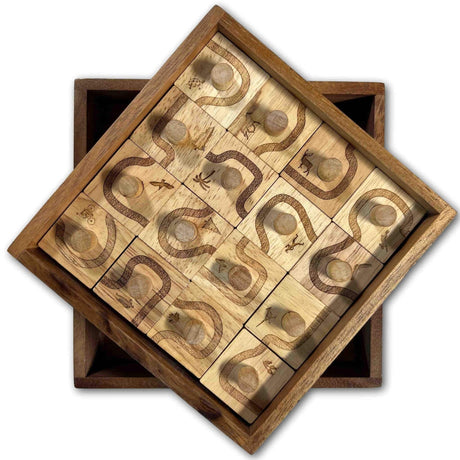 Trail Run Wooden Puzzle - Complete the Trail to Win - Difficulty Level 6.5 out of 10 - Creative Crafthouse