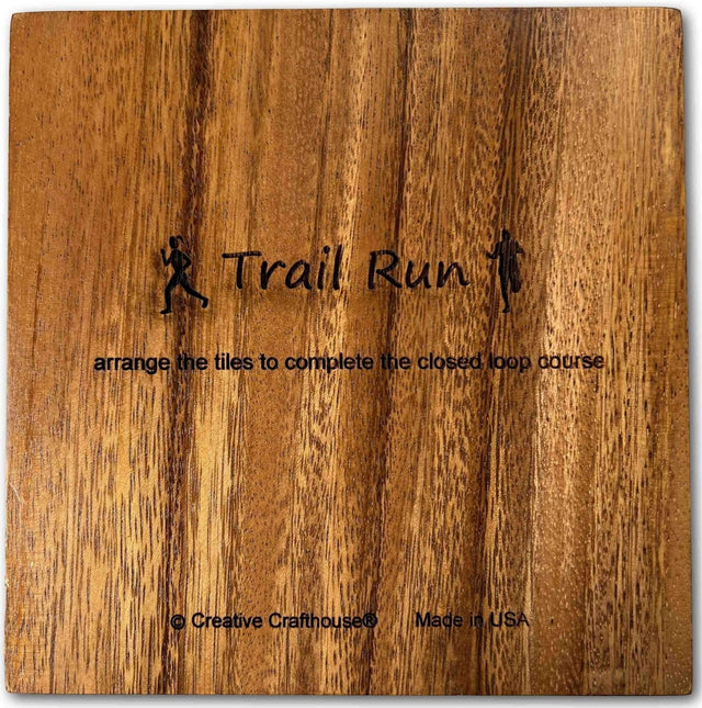 Trail Run Wooden Puzzle - Complete the Trail to Win - Difficulty Level 6.5 out of 10 - Creative Crafthouse