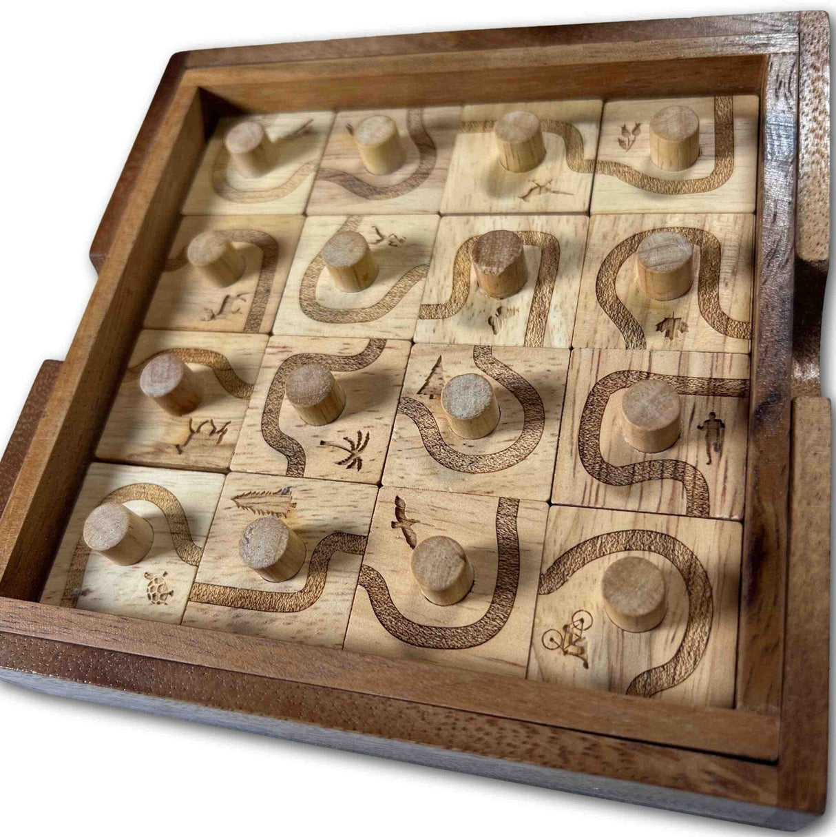 Trail Run Wooden Puzzle - Complete the Trail to Win - Difficulty Level 6.5 out of 10 - Creative Crafthouse