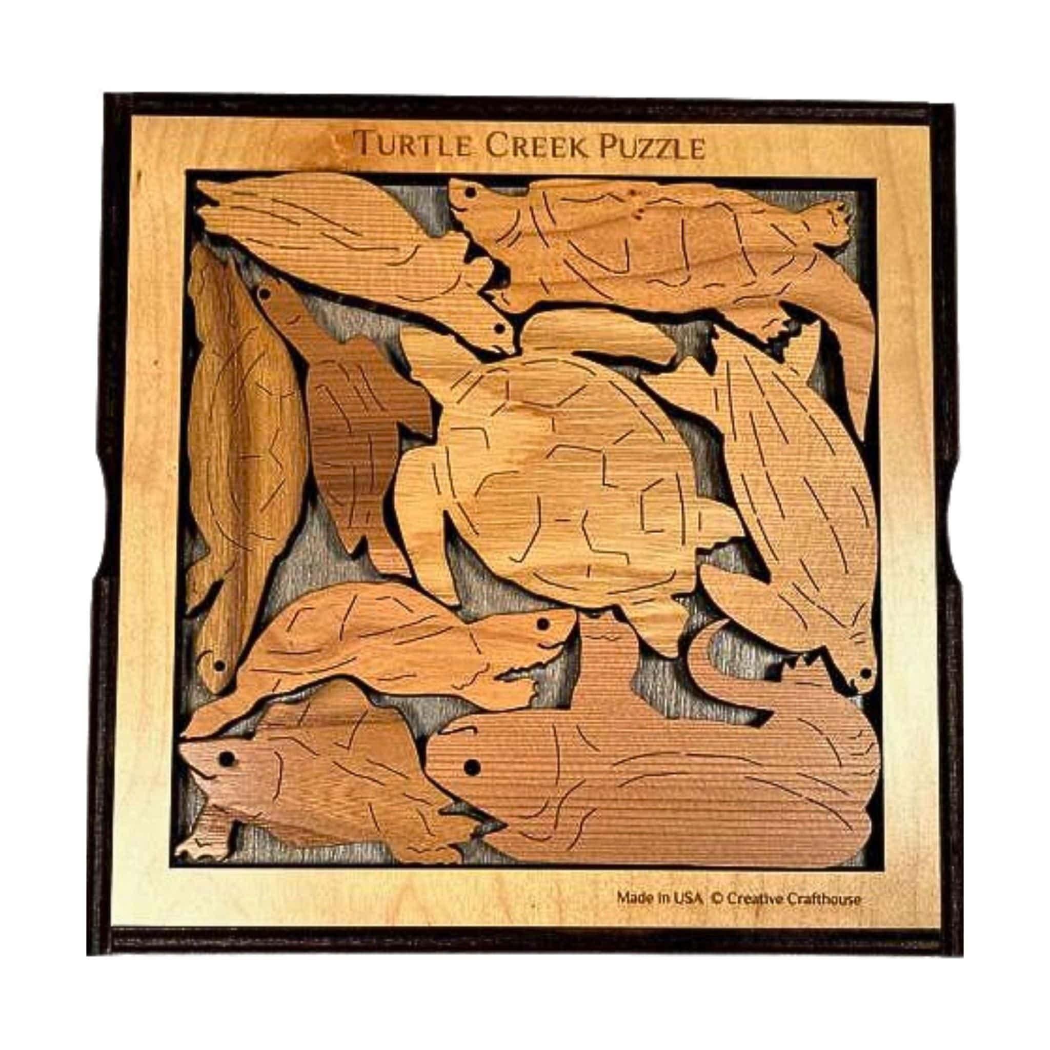 コレクション Nagano 1998 Wood Puzzle Turtle Creek Puzzle - Artistic Wooden Puzzle Gift​ - Creative