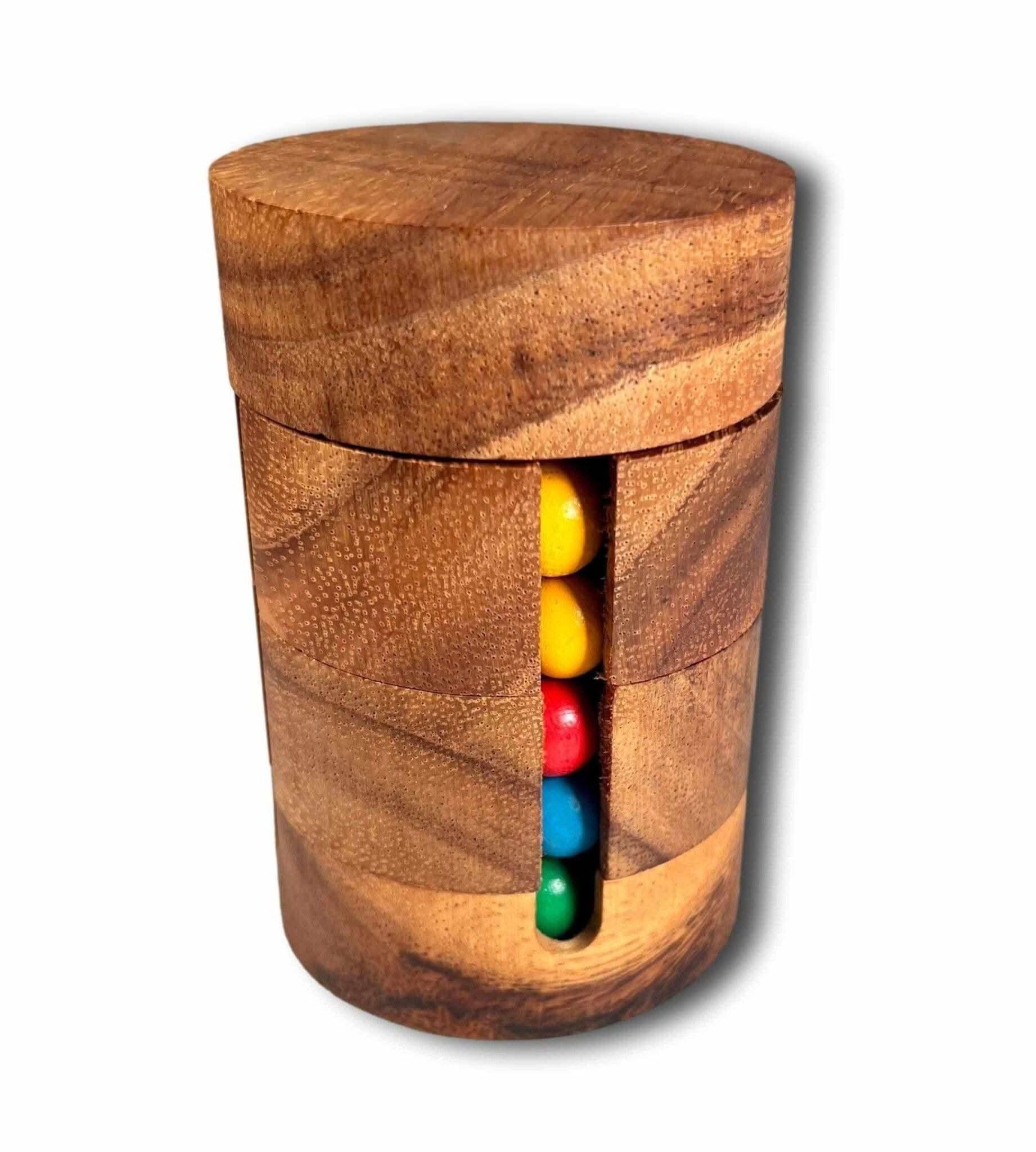 Color Match Twist & Shout Puzzle | Wooden Brain Teaser Gift