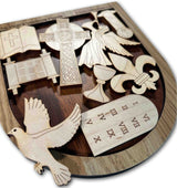 Vicars Wood Religous Puzzle - Beautiful Wood Puzzle - Uniqe Gift Made in Florida - Creative Crafthouse
