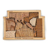 Washington DC Landmarks Puzzle | Personalizable Gift and Decor - Creative Crafthouse