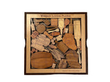 Whiskey - Scotch - Bourbon Lovers Puzzle - Personalizable Brain Teaser - Unique Gift Idea for Dad - Creative Crafthouse