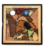 Wicked Good Maine Wood Puzzle | Personalizable Gift and Decor - Creative Crafthouse