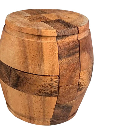 Wine Barrel Burr Puzzle | Interlocking Wood Brain Teaser - Creative Crafthouse