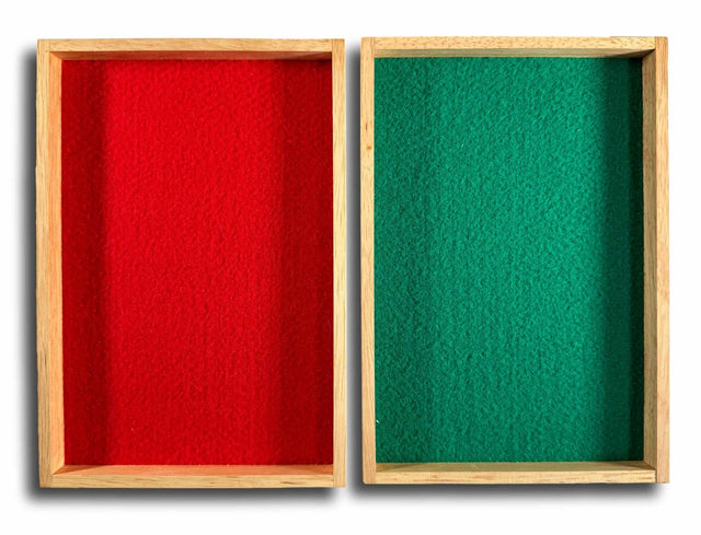 Wooden Game Trays | Felt Lined Puzzle Display - Creative Crafthouse