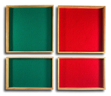 Wooden Game Trays | Felt Lined Puzzle Display - Creative Crafthouse