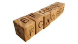 Word Snake 7 Wooden Brain Teaser - Pocket Sized Puzzle - Creative Crafthouse