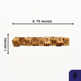 Word Snake 9 custom create your own wood puzzle - Creative Crafthouse