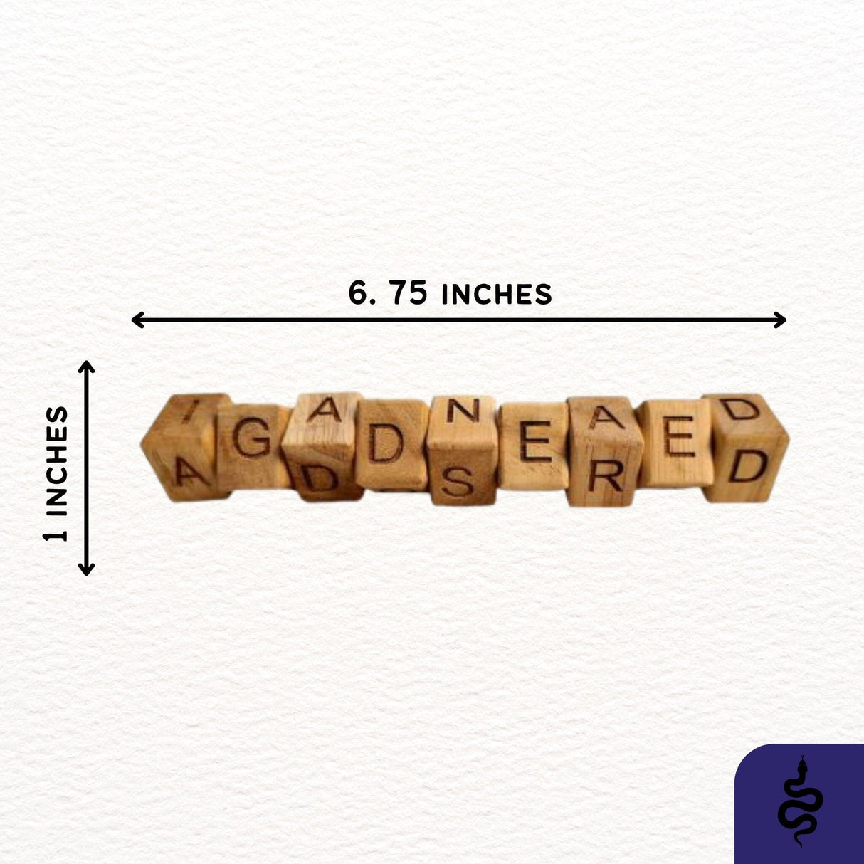 Word Snake 9 - wooden word puzzle - Creative Crafthouse