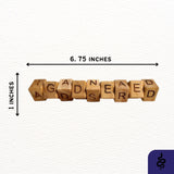 Word Snake 9 - wooden word puzzle - Creative Crafthouse