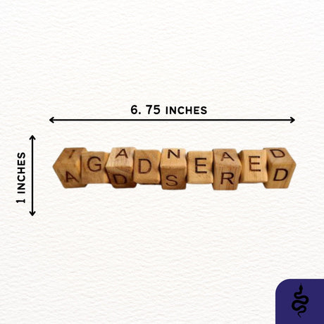 Word Snake 9 - wooden word puzzle - Creative Crafthouse