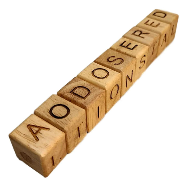 Word Snake 9 - wooden word puzzle - Creative Crafthouse