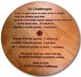Word Wheel Scramble 74A - Word Search Puzzle - Wooden Puzzle Word Search Challenges - Creative Crafthouse