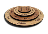 WordWeaver Sentence Building Wheel | Wooden Language Activity for Adults - Creative Crafthouse