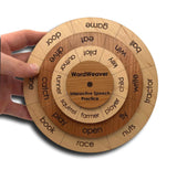 WordWeaver Sentence Building Wheel | Wooden Language Activity for Adults - Creative Crafthouse