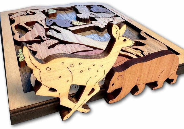 Yosemite Park Puzzle - Forever Wild - artistic and challenging - can be personalized - Creative Crafthouse