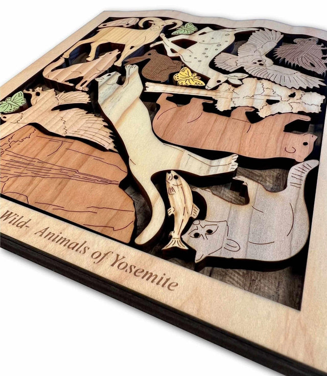 Yosemite Park Puzzle - Forever Wild - artistic and challenging - can be personalized - Creative Crafthouse