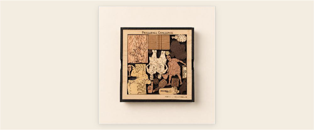 Pickleball Wood Puzzle | Personalized Gift and Decor