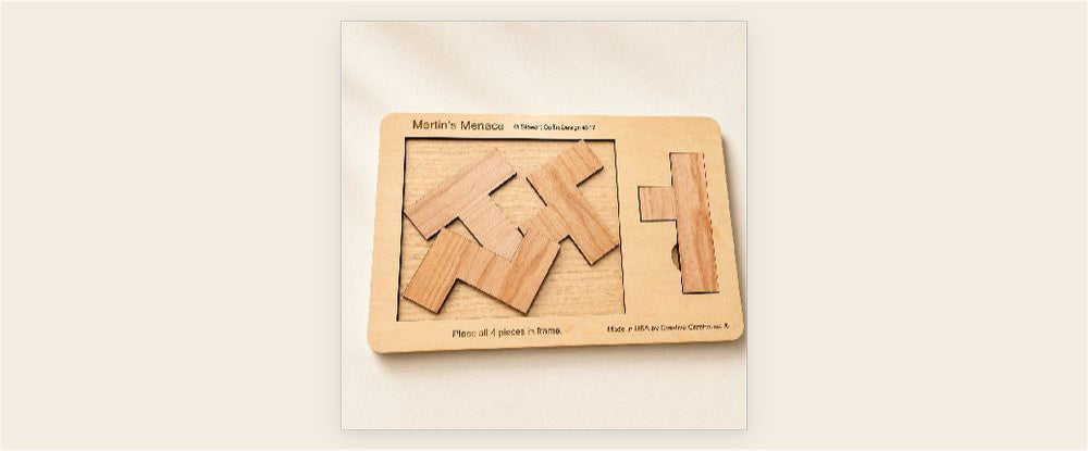 Giant Martin’s Menace Puzzle | 18” Wooden Brain Teaser