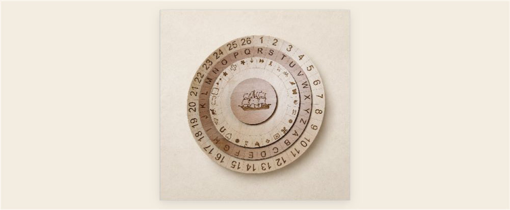 3 Wheels Jumbo Cipher Wheel | Three Size Options