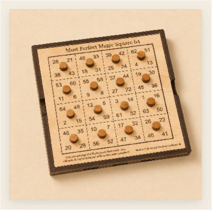 Most Perfect Square 64 Wood Puzzle | Impossible Math Brain Teaser