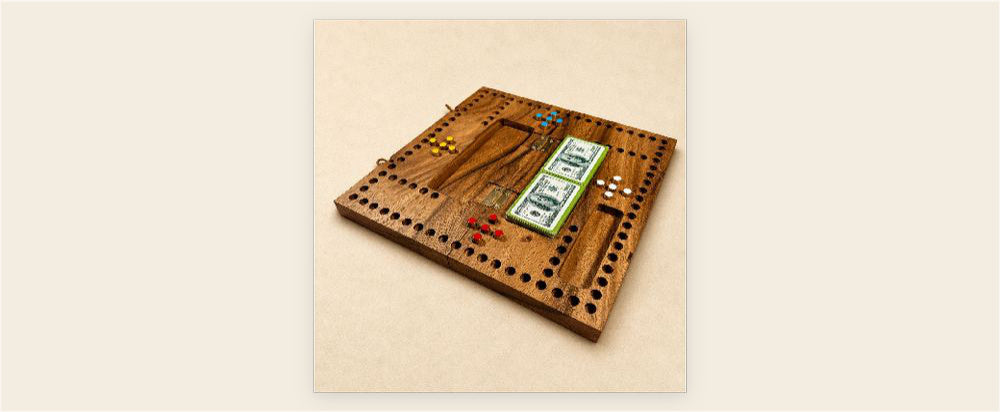 Pegs and Jokers Card Game | Personalizable Gift