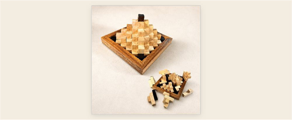 Crazy Pyramid Wooden Puzzle | Hard Puzzle for Adults
