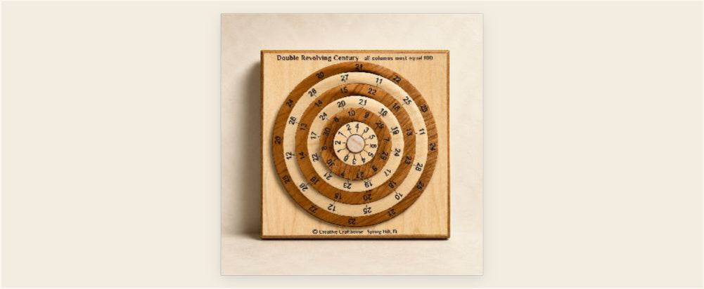 The Double Revolving Century Wood Puzzle | 2 Wooden Puzzles in One