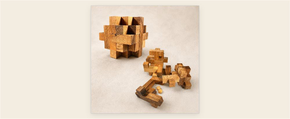 Ramube Octahedron | Impossible Wooden Puzzle for Adults